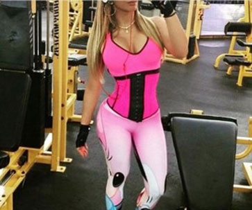 Latex-Sport-Waist-Training-Cincher-Body-Corset-ann-chery-neon-pink-waist-trainer-corset