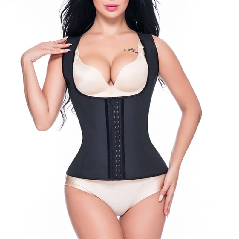  Zip & Breasted Body Shaper Tank Top Chic Curve, Women Flat  Belly Waist Trainer Corset for Tummy Control (S, Skin) : Clothing, Shoes &  Jewelry